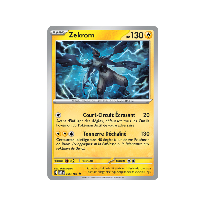 Carte Pokemon Zekrom