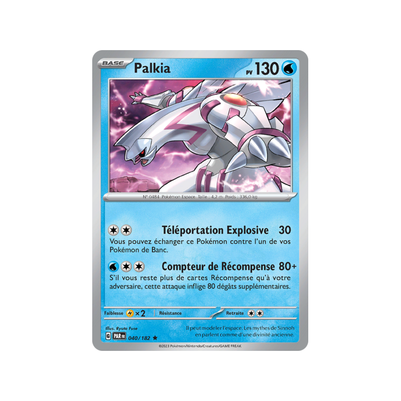 Carte Pokemon Palkia