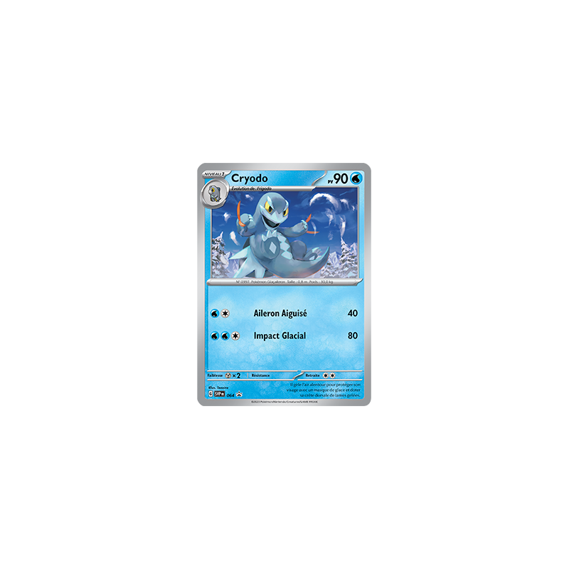 Carte Pokemon Cryodo