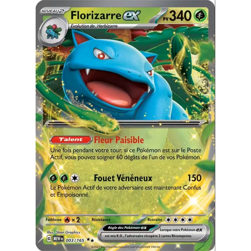 Carte Pokemon Florizarre
