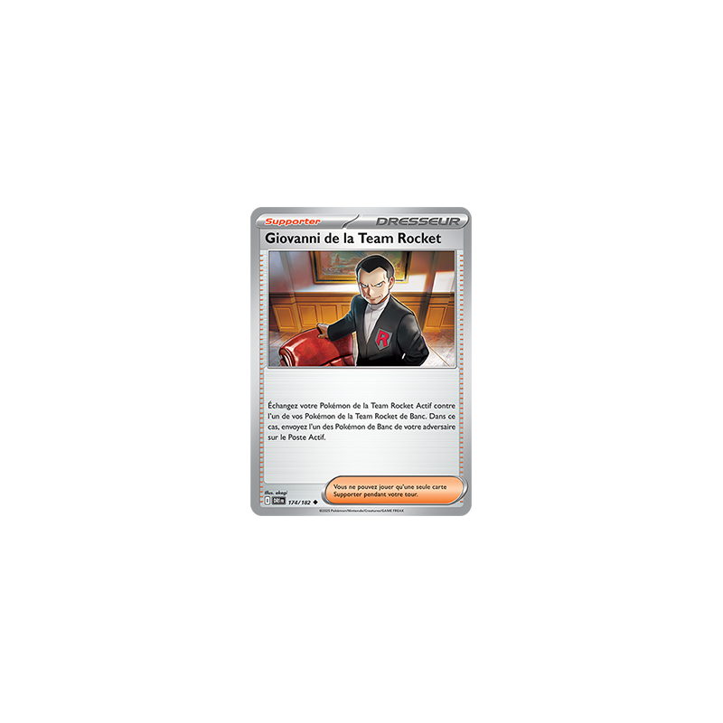 Carte Pokemon Giovanni de la Team Rocket