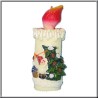 Bougie de Noel Flamme Orange