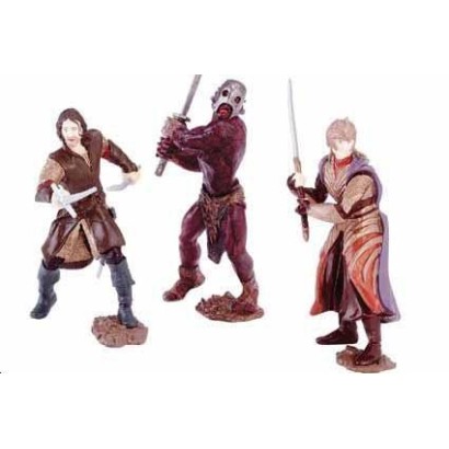 Assortiment de 3 Figurines du Seigneur des Anneaux