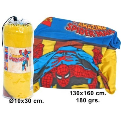 Plaid Polaire Spiderman