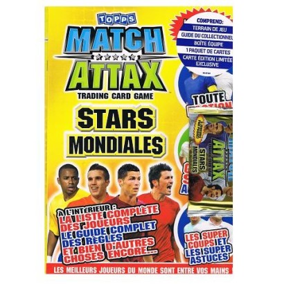 Kit de Démarrage Match Attax Stars Mondiales