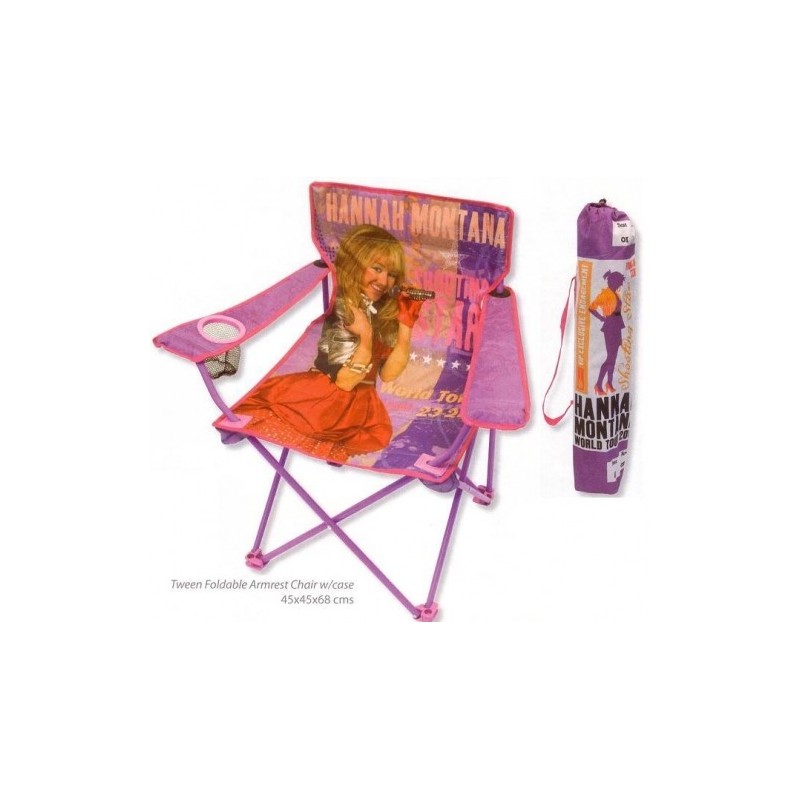 Chaise de Camping Pliable Hannah Montana
