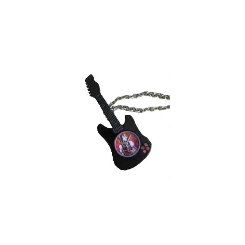 Collier Montre Guitare Noire Hannah Montana