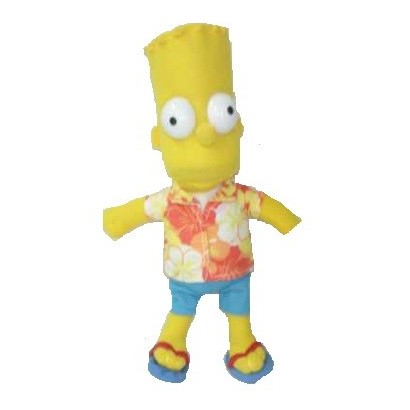 Peluche Simpson Bart Hawaï